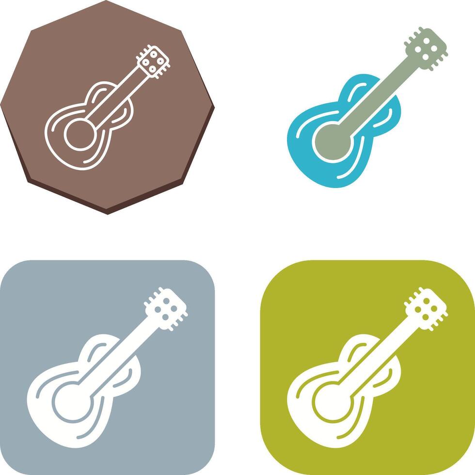 Guitar Icon Design vector