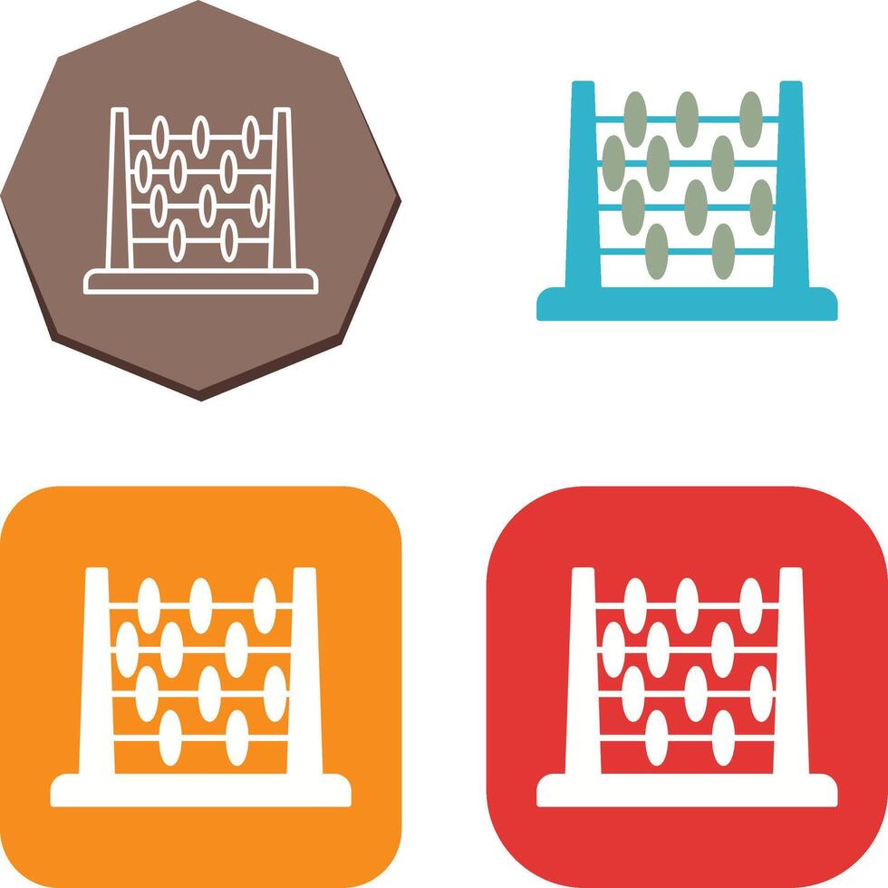 Abacus Icon Design vector