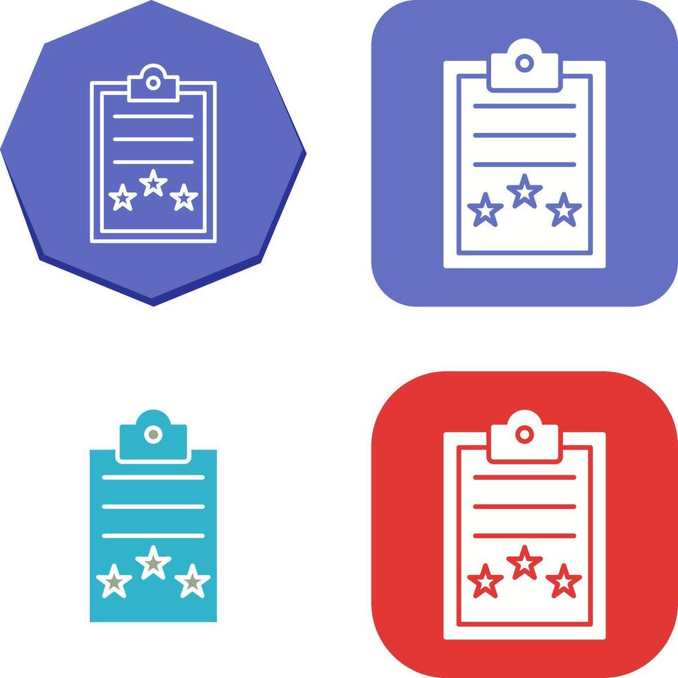 Result Icon Design vector