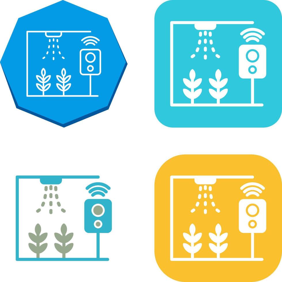 Smart Farm Icon Design vector