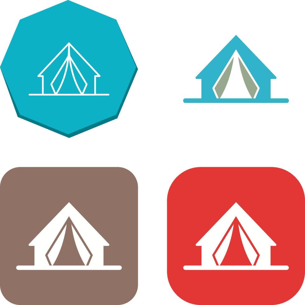 Camp Icon Design vector