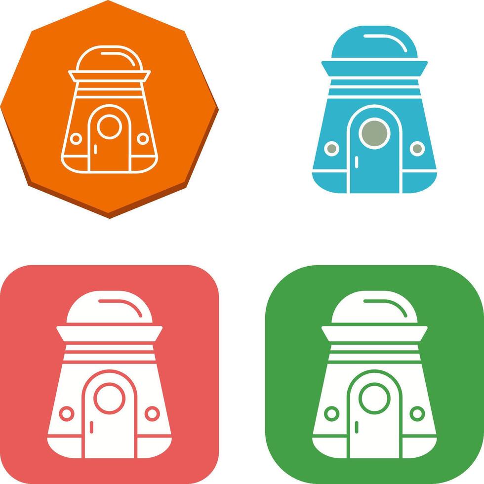 diseño de icono de cápsula espacial vector