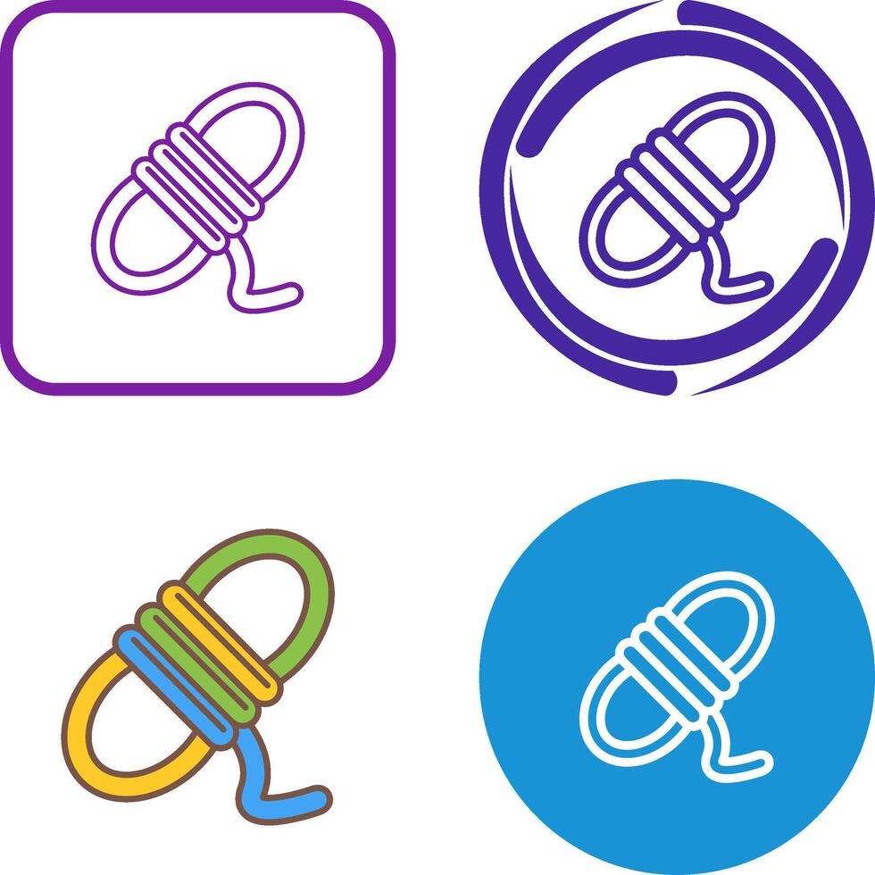 Rope Icon Design vector