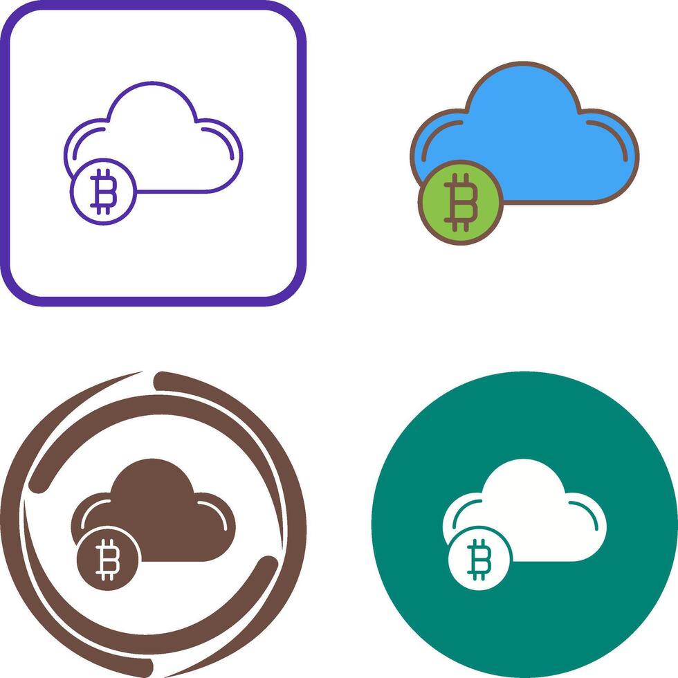 diseño de icono de nube vector