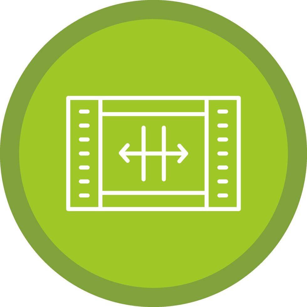 Resize Line Multi Circle Icon vector