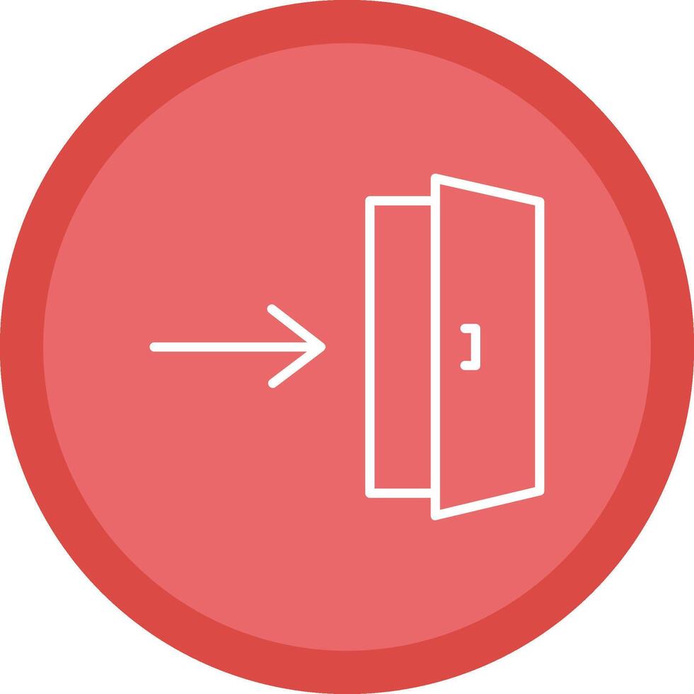 Entrance Line Multi Circle Icon vector