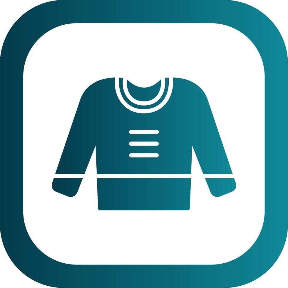 Jumper Glyph Gradient Corner Icon vector