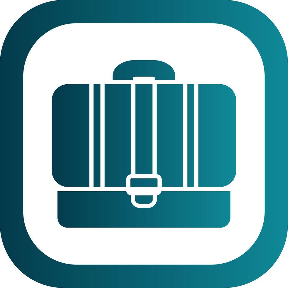 Portfolio Glyph Gradient Corner Icon vector