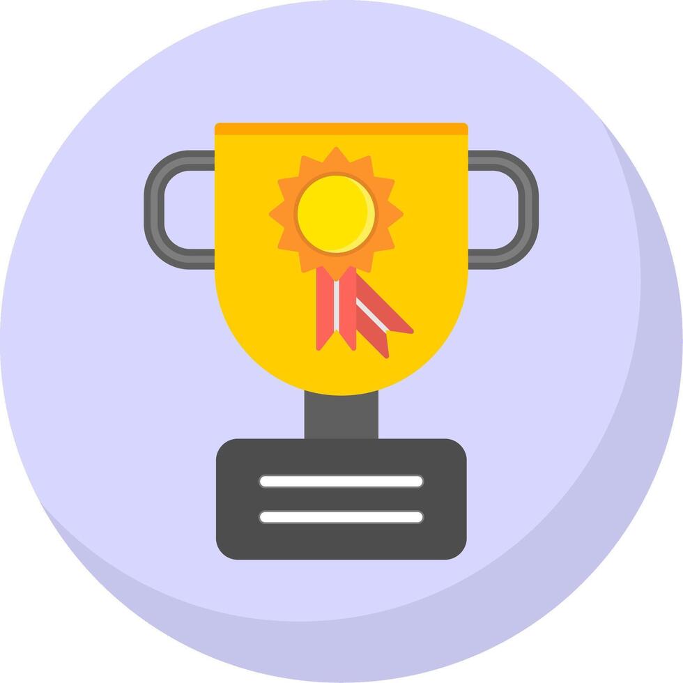 Achievement Flat Bubble Icon vector