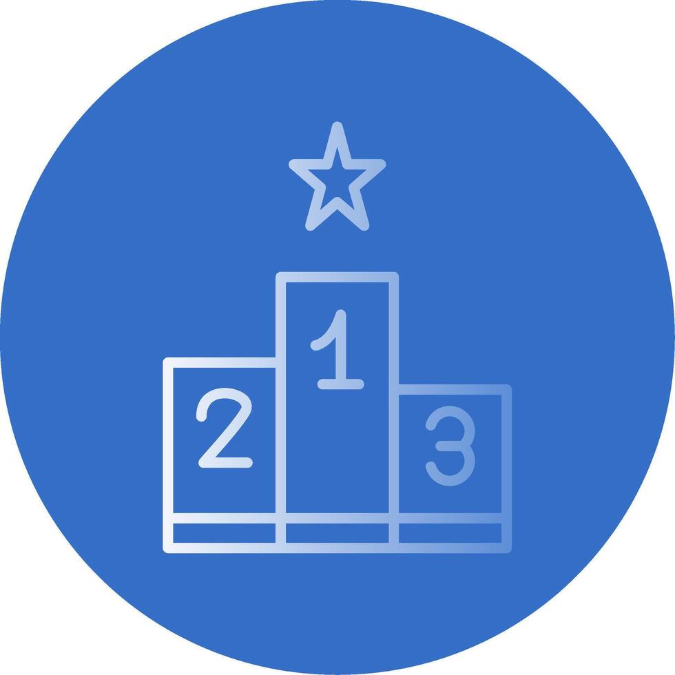 Leaderboard Flat Bubble Icon vector