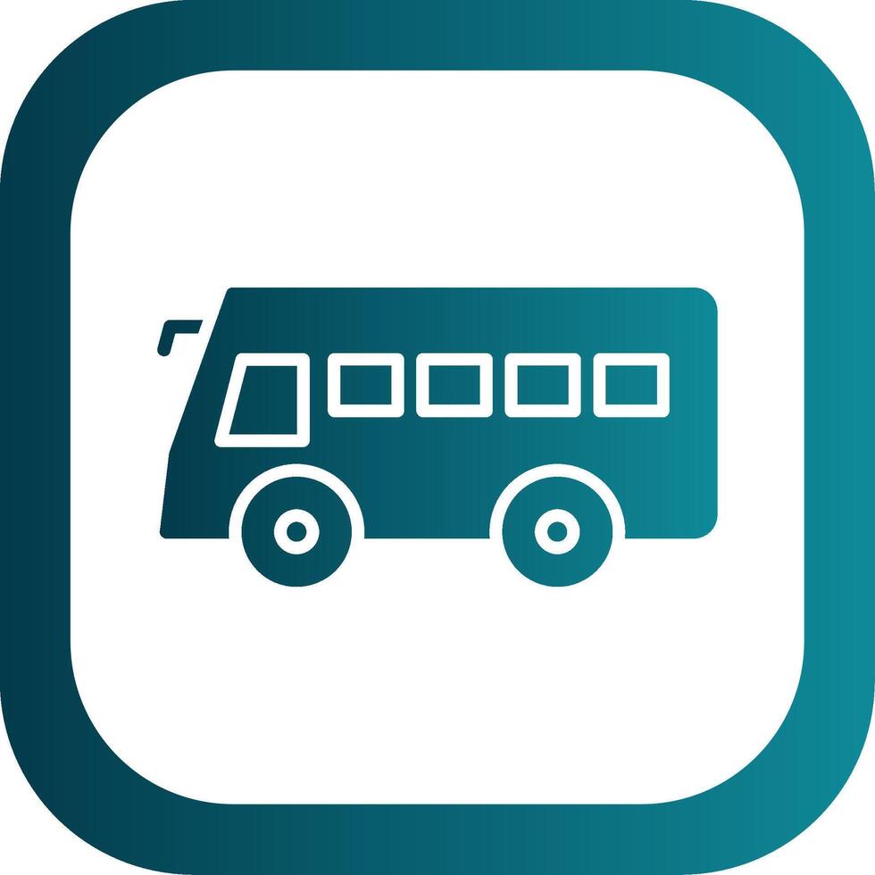 Coach Glyph Gradient Corner Icon vector