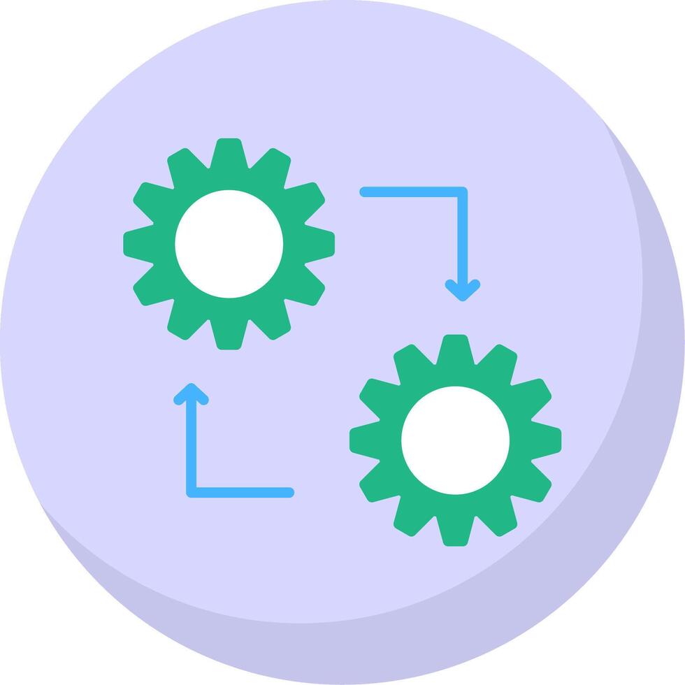 Methodology Flat Bubble Icon vector