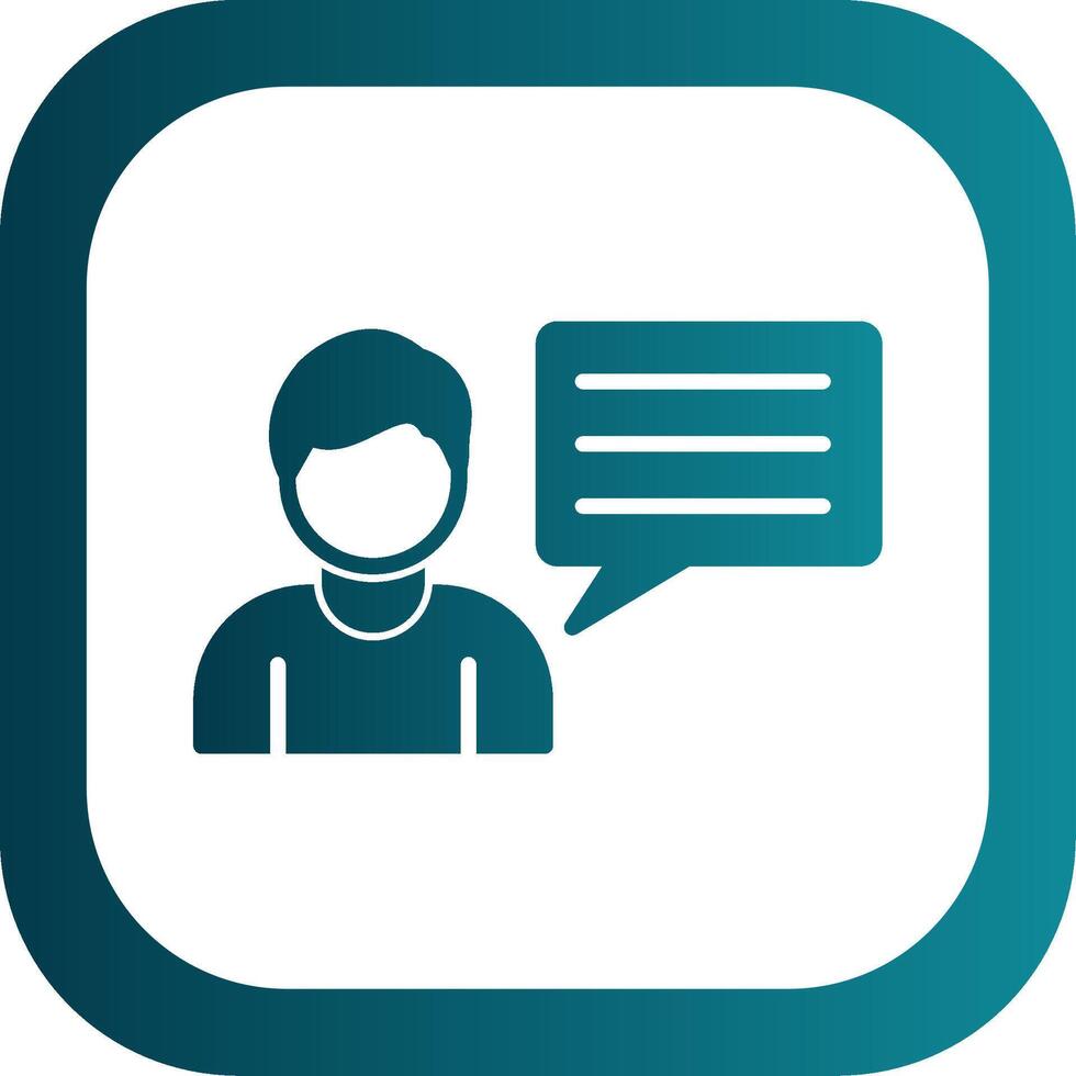 Business Consulting Glyph Gradient Corner Icon vector