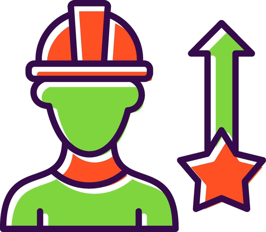 C Clamp filled Design Icon vector