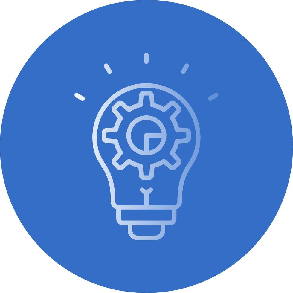 Innovation Flat Bubble Icon vector