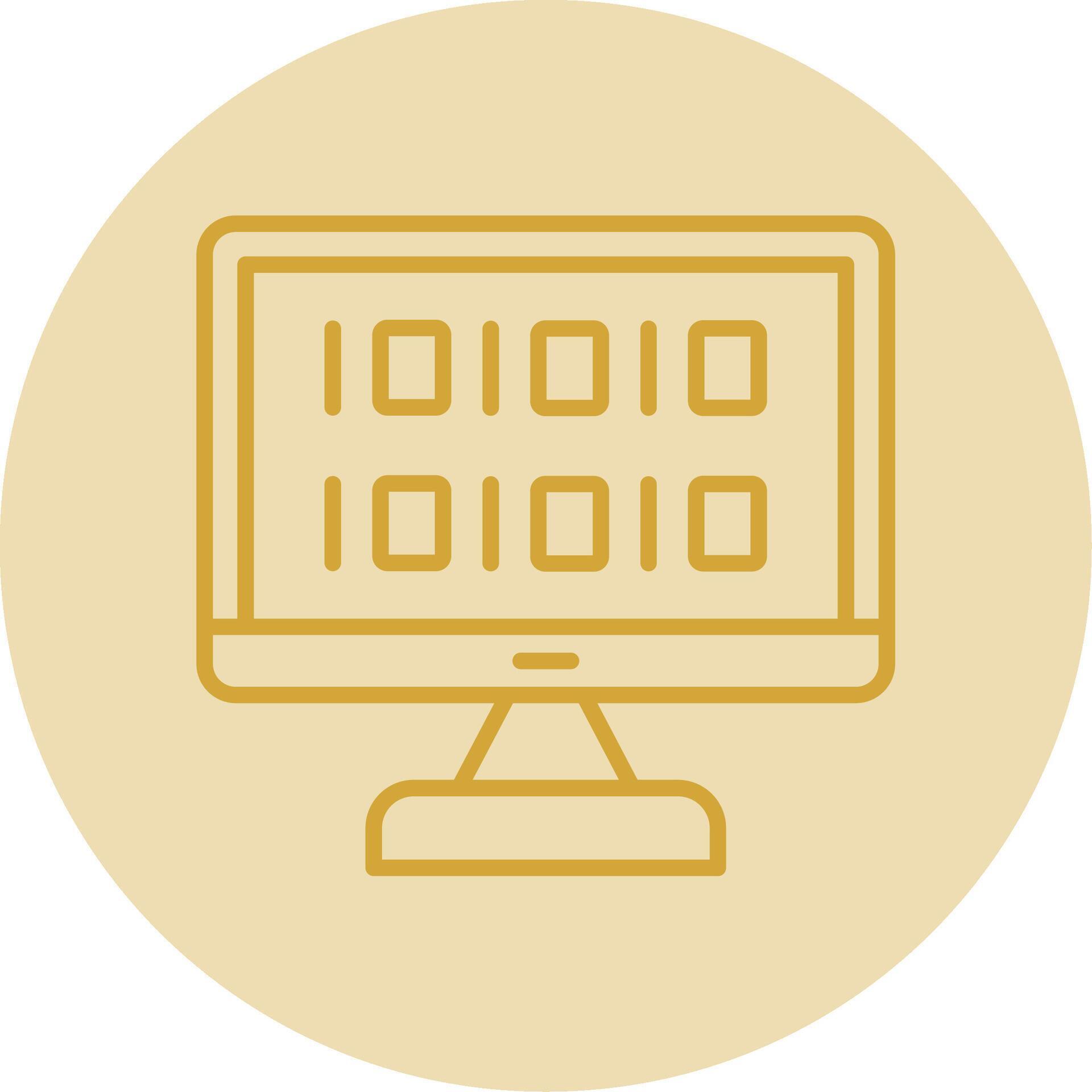 Algorithm Line Yellow Circle Icon 44261086 Vector Art at Vecteezy