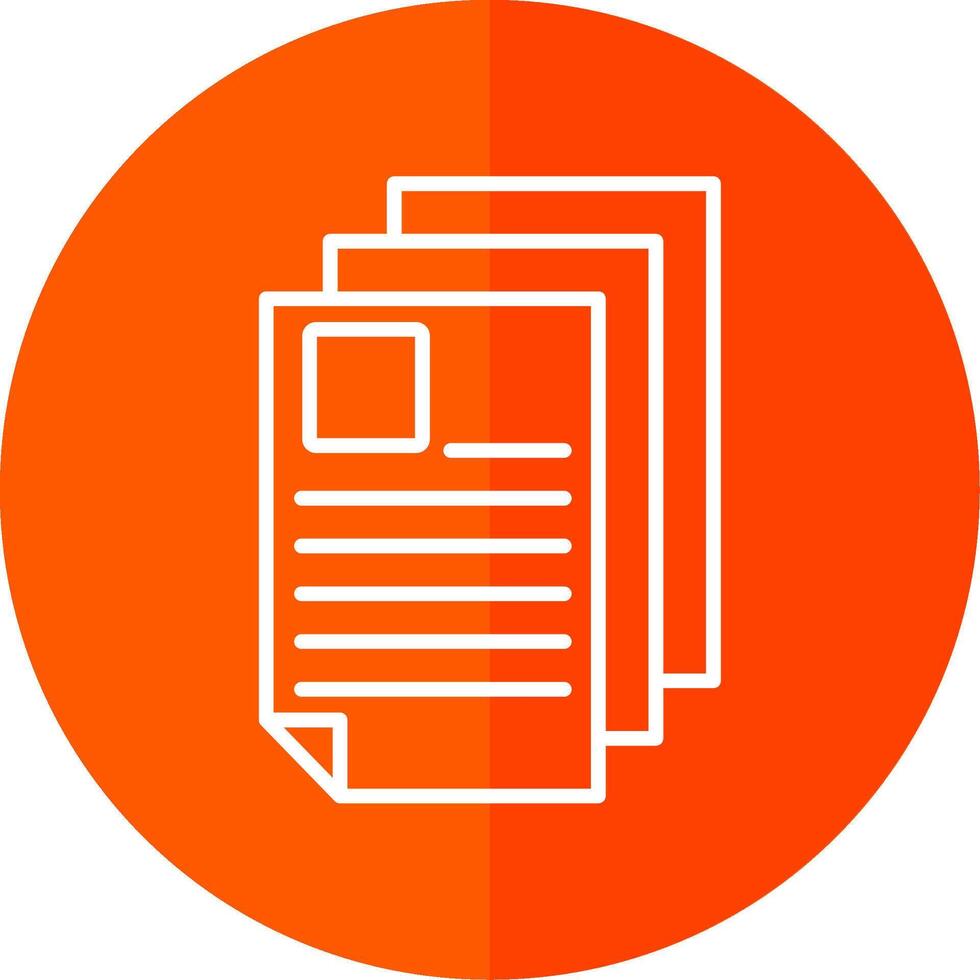 Curriculum Line Yellow White Icon vector