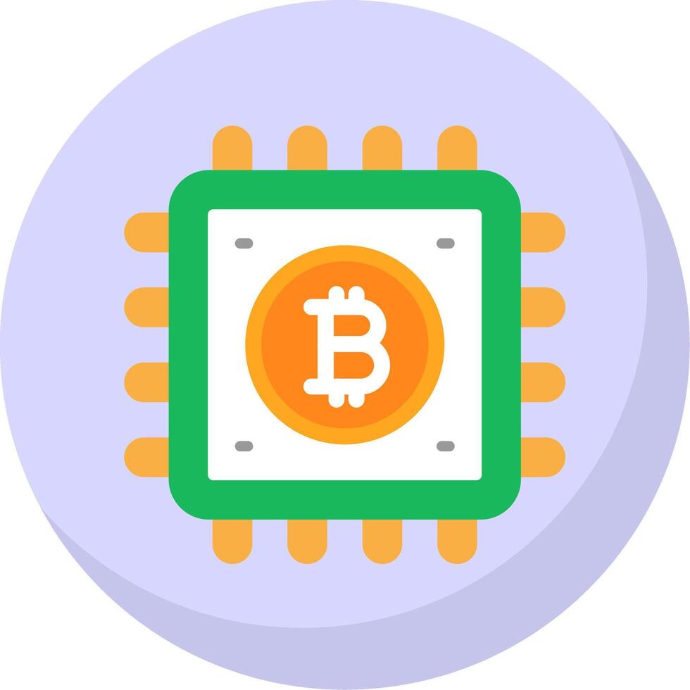 Bitcoin Process Flat Bubble Icon 44261894 Vector Art at Vecteezy