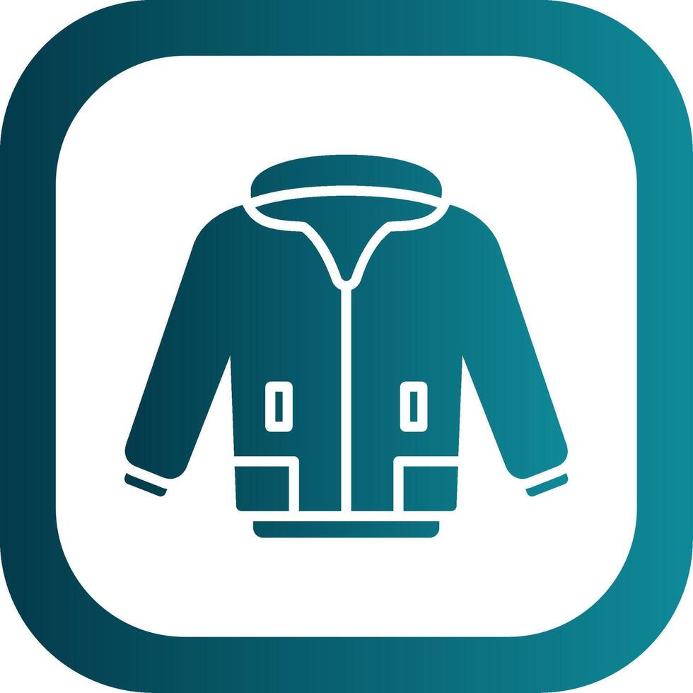 Jacket Filled Yellow Icon vector