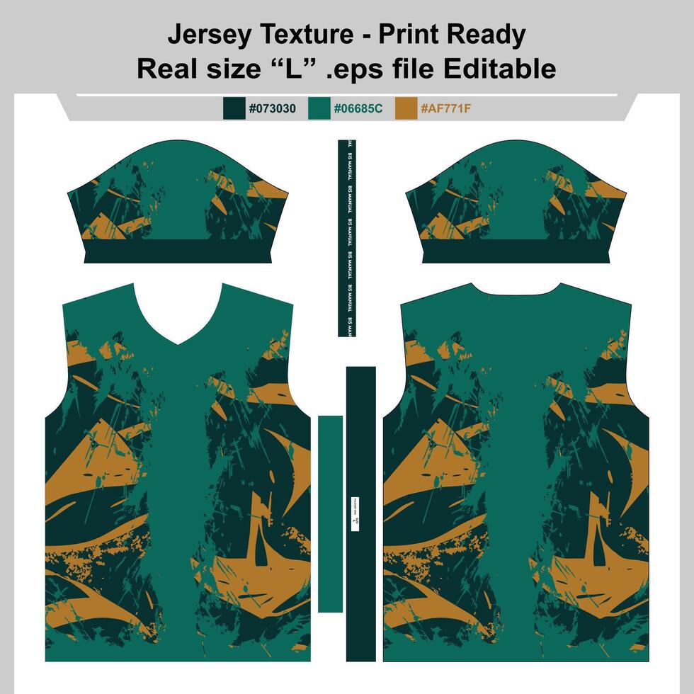 golden green combination Grunge Pattern design, illustration, jersey background for sports sublimation, football vector