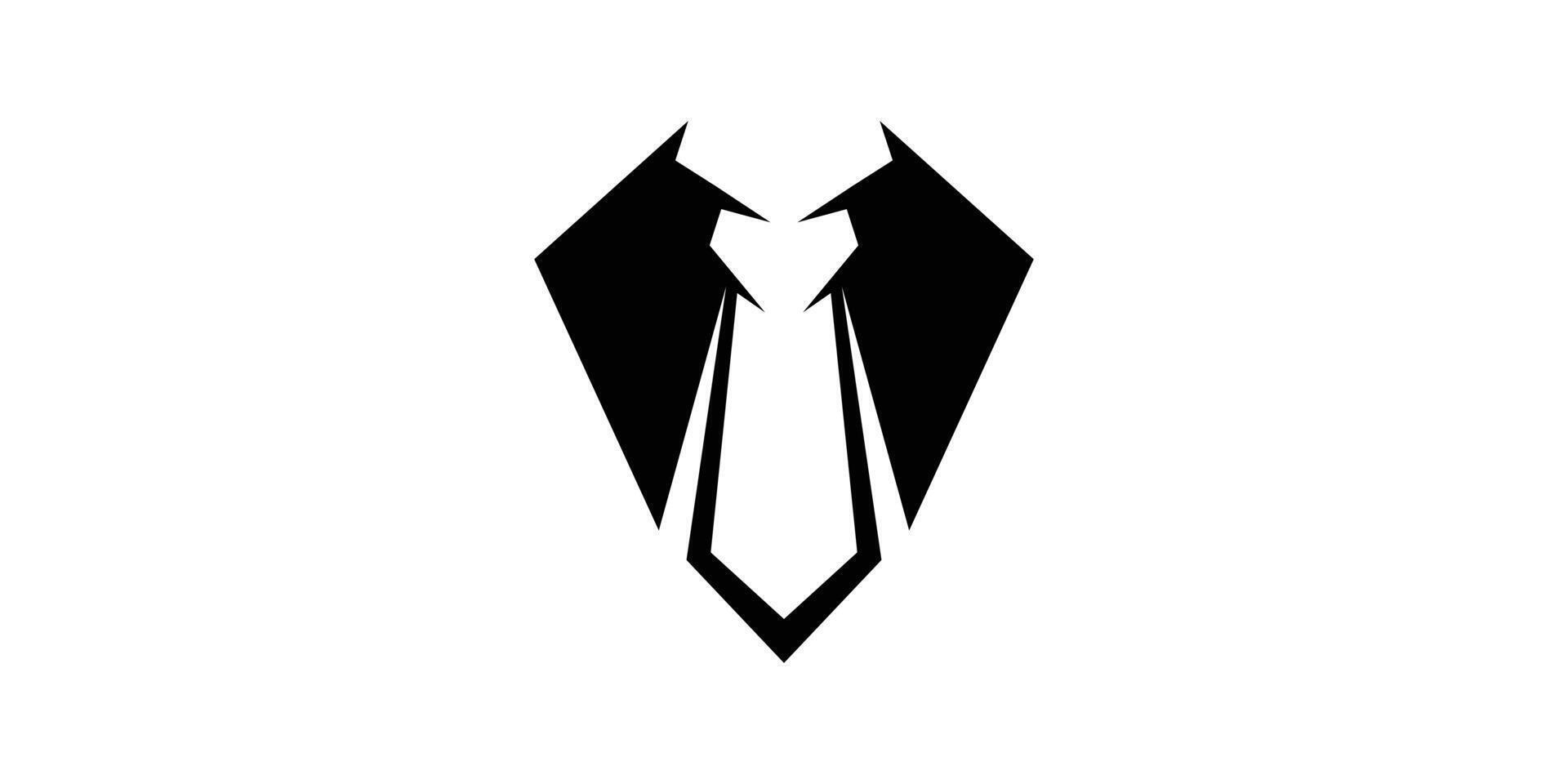 job logo design, tie, suit, leader, businessman, logo design template icon, symbol, . vector