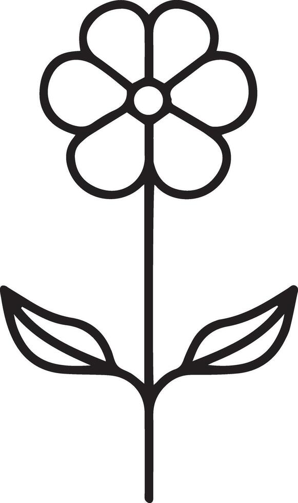Flower set icon. Editable pictogram isolated on white background. Trendy line symbol for mobile apps and website design vector
