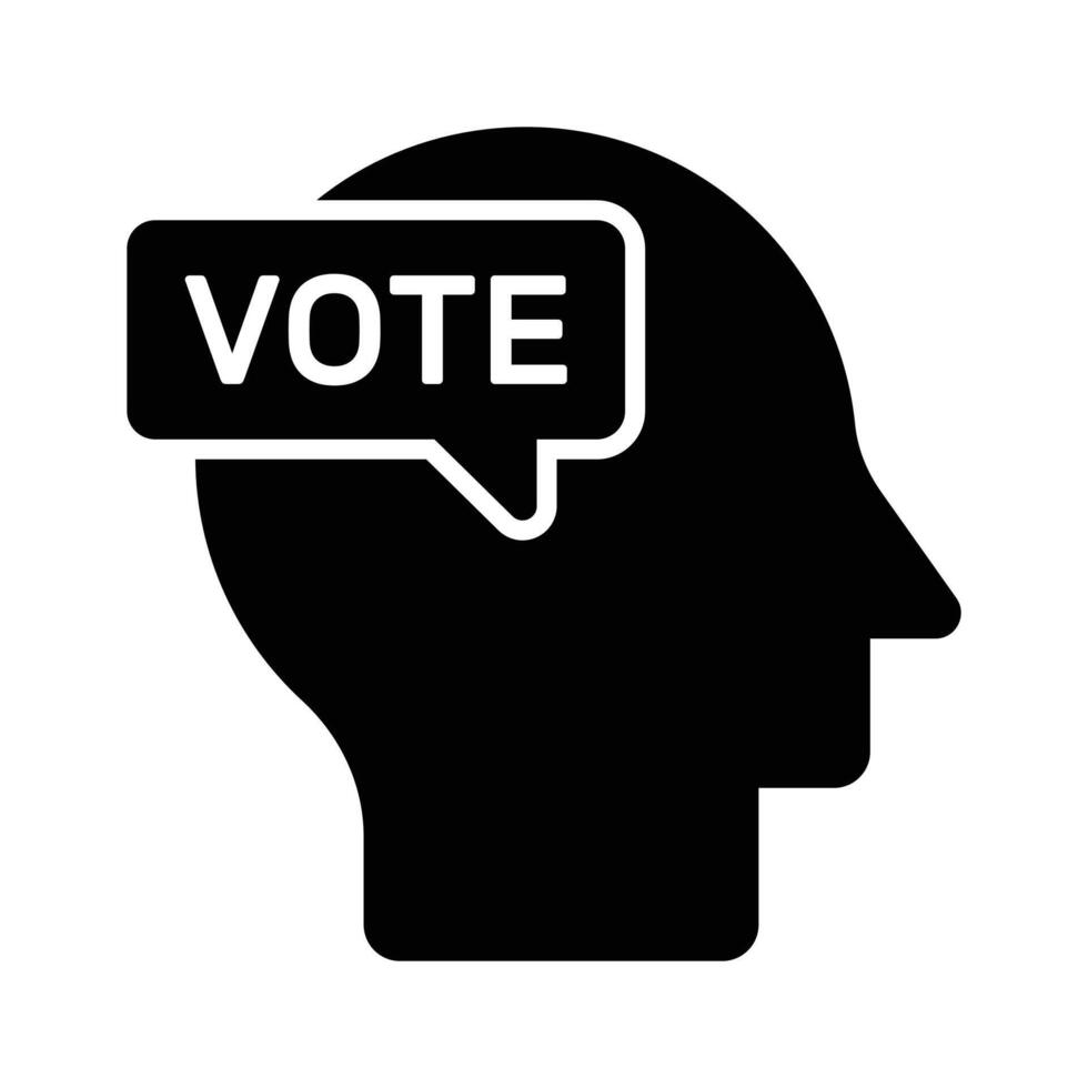 Get this creative icon of voting analysis in modern and editable style vector