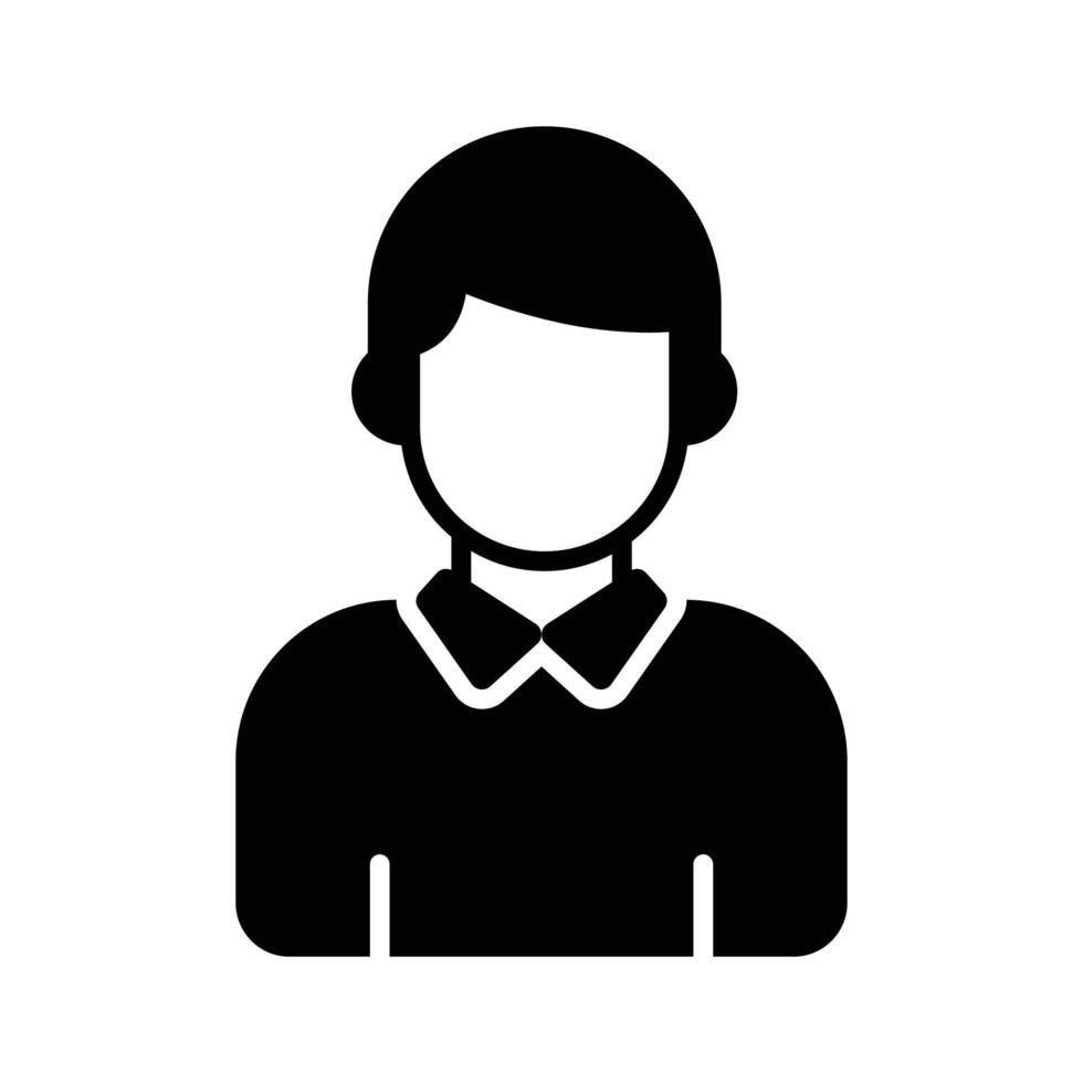 An amazing icon of voter avatar in editable design style vector