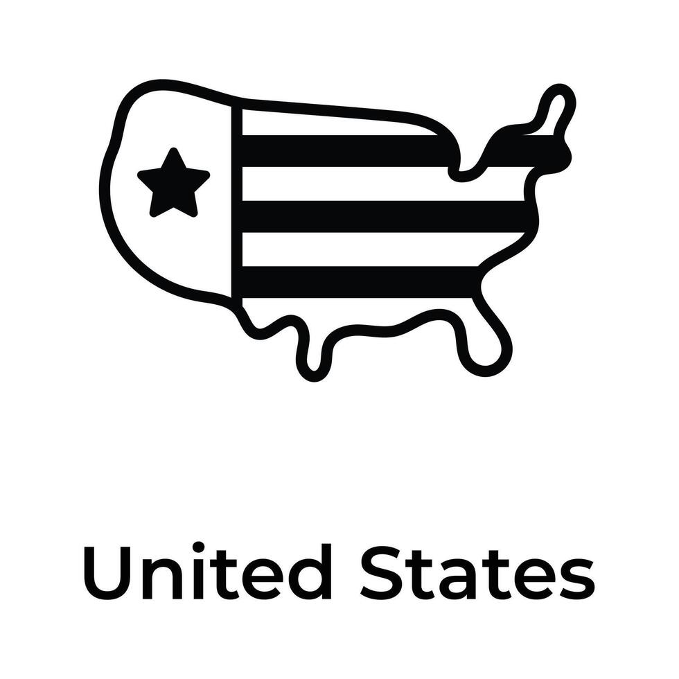 Get this handy usa map design, ready for premium use vector