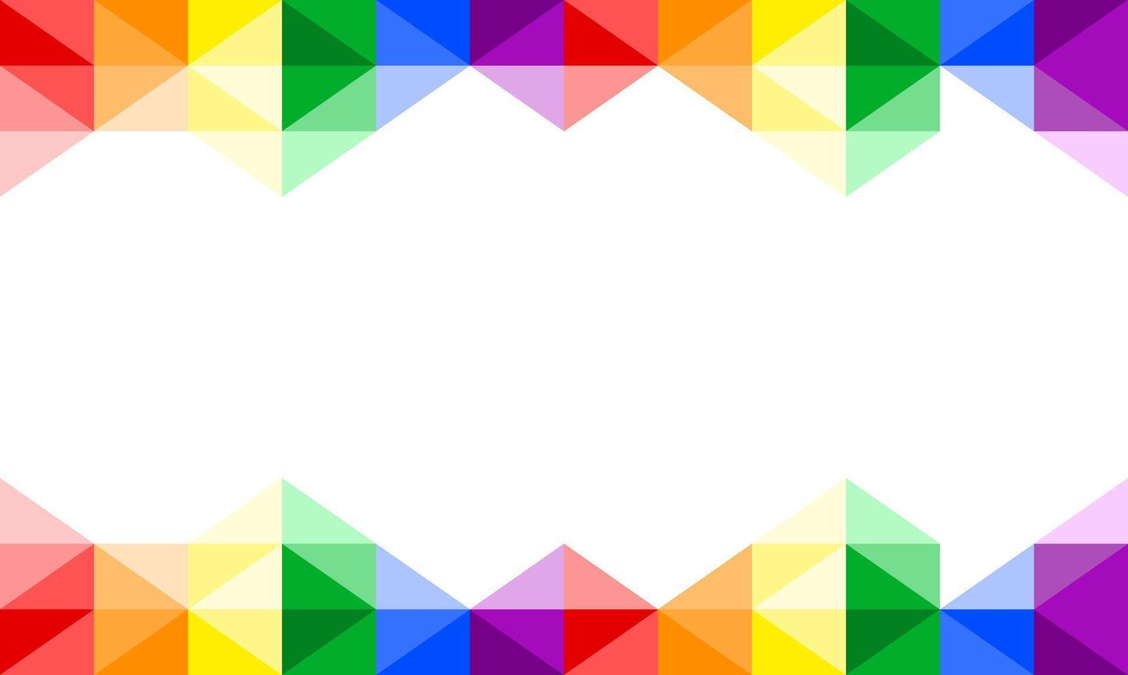Abstract background with rainbow prism bars, geometric shape for pride month, rainbow flag theme, modern stye vector