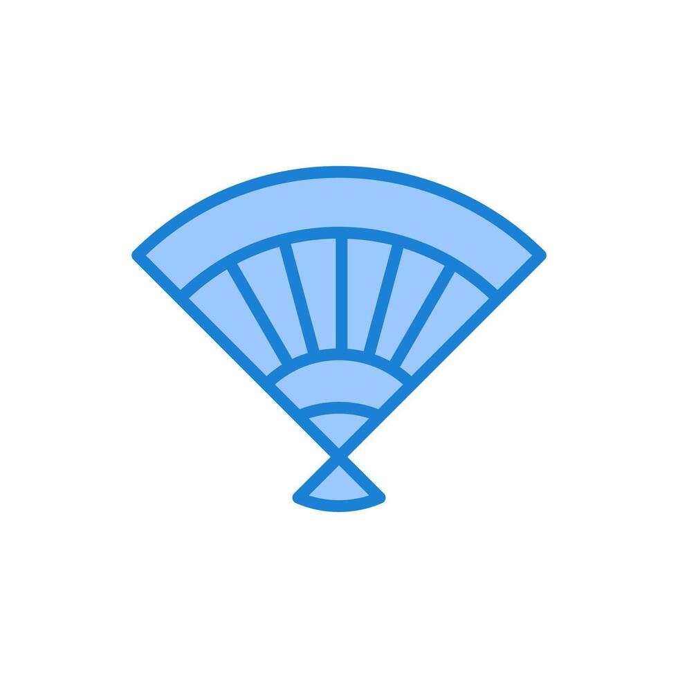 hand fan icon for mobile, web etc.concepts.isolated white background vector