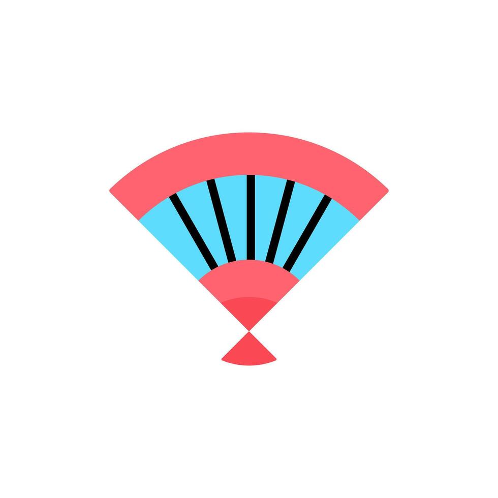 hand fan icon for mobile, web etc.concepts.isolated white background vector