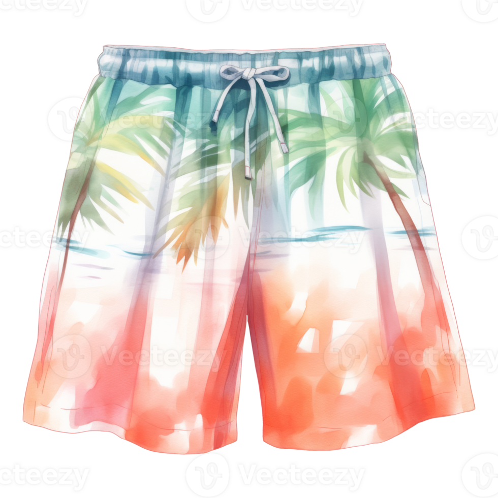 Beach Pants Isolated Detailed Watercolor Hand Drawn Painting Illustration png