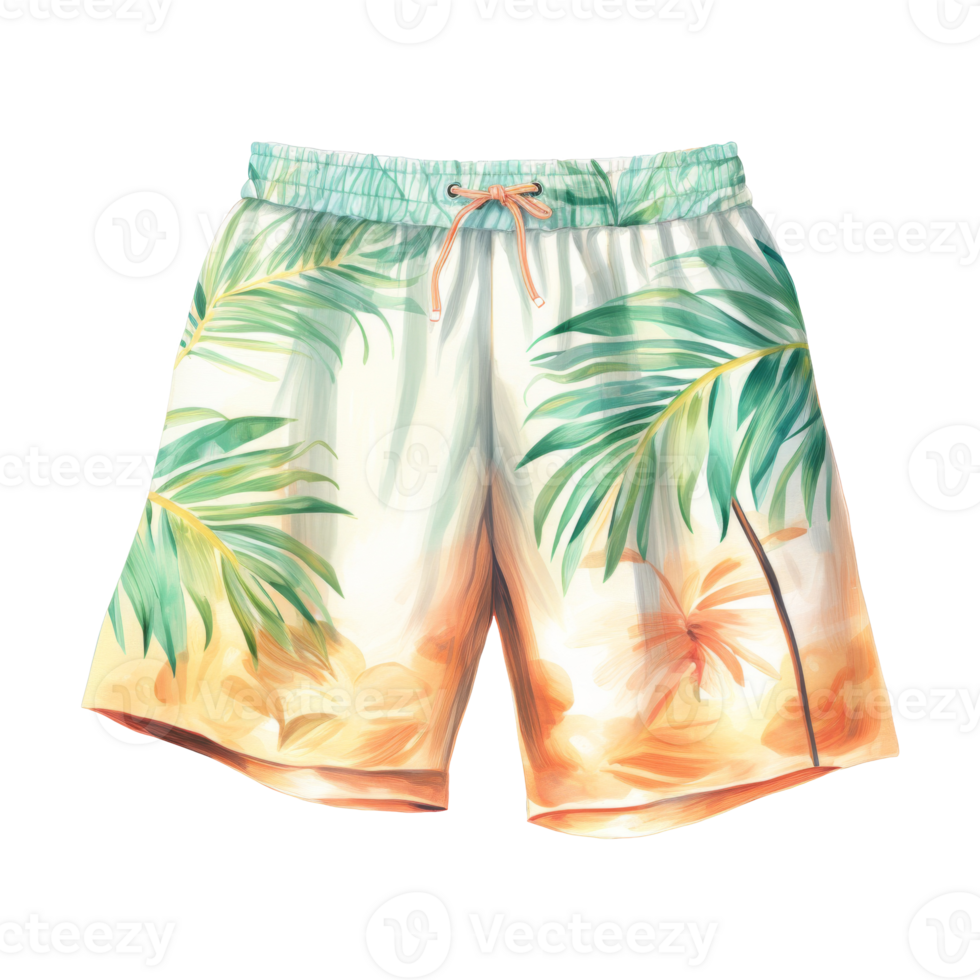 Beach Pants Isolated Detailed Watercolor Hand Drawn Painting Illustration png