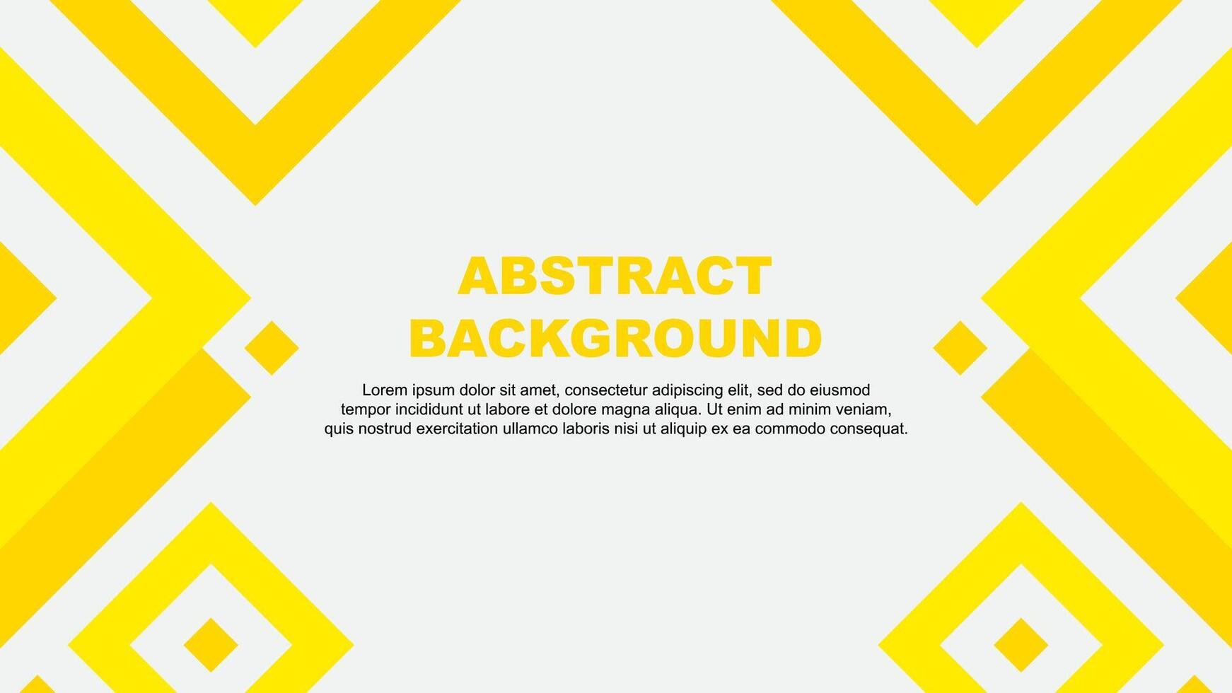 Abstract Background Design Template. Abstract Banner Wallpaper Illustration. Yellow Template vector
