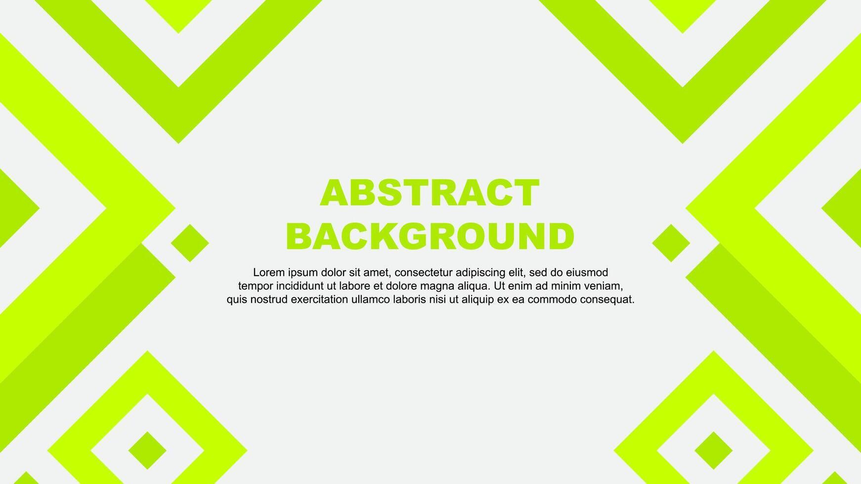 Abstract Background Design Template. Abstract Banner Wallpaper Illustration. Lime Green Template vector