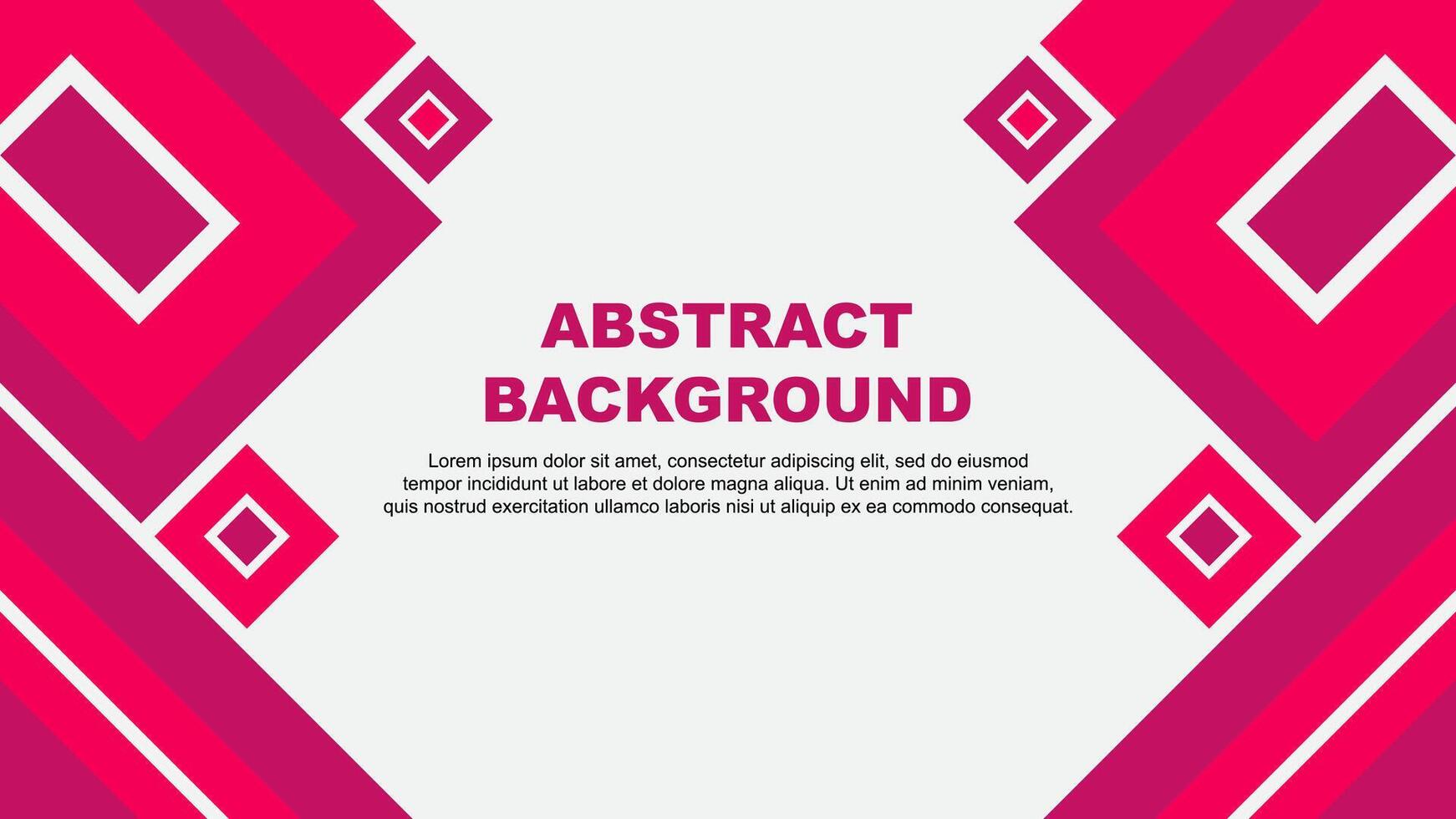 Abstract Background Design Template. Abstract Banner Wallpaper Illustration. Pink Cartoon vector