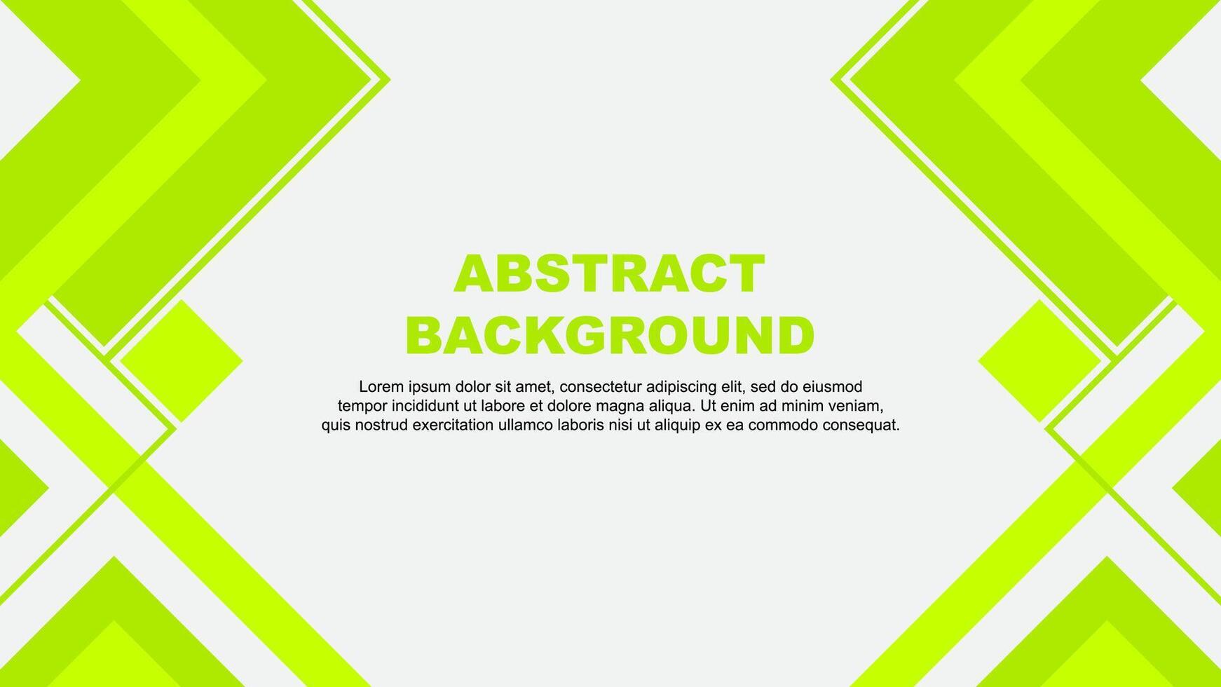 Abstract Background Design Template. Abstract Banner Wallpaper Illustration. Lime Green Banner vector