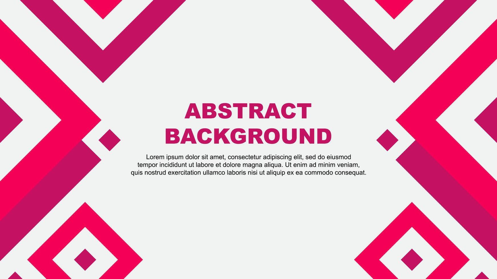 Abstract Background Design Template. Abstract Banner Wallpaper Illustration. Pink Template vector