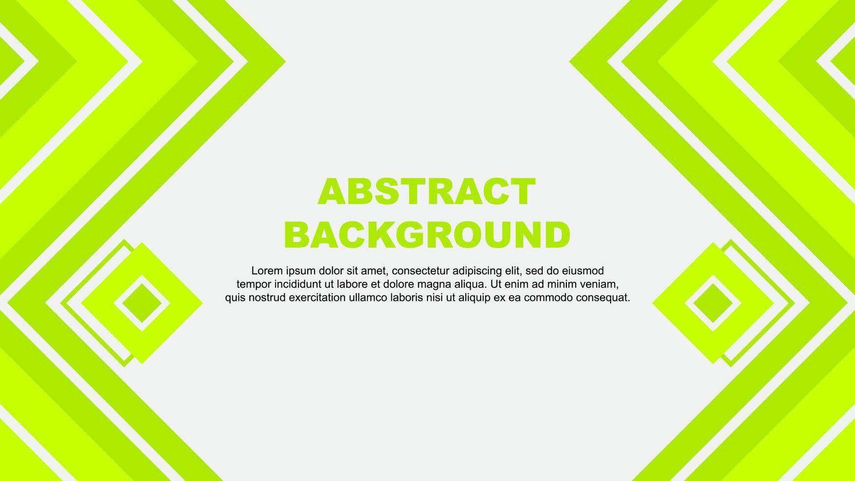 Abstract Background Design Template. Abstract Banner Wallpaper Illustration. Lime Green Design vector