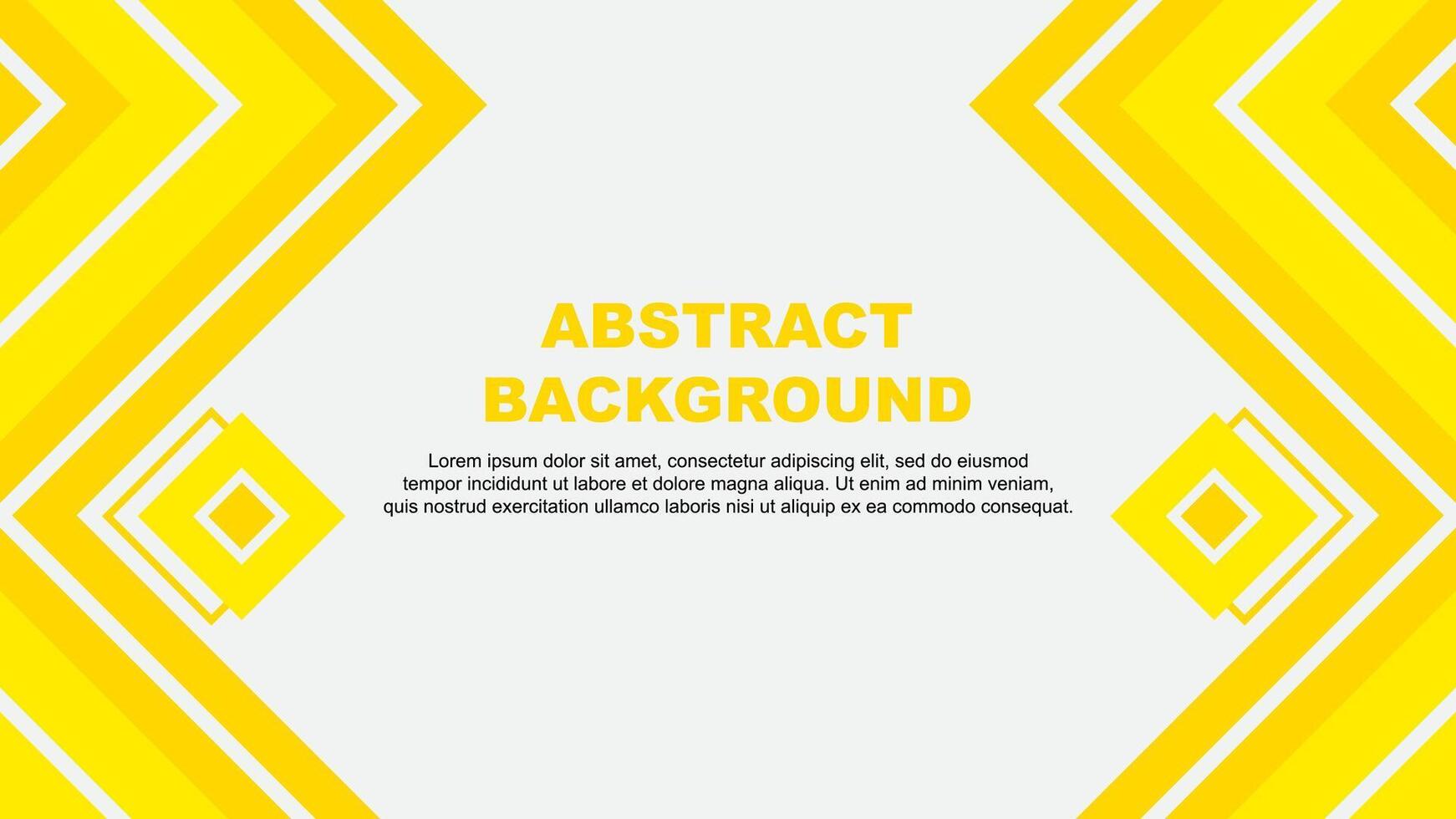 Abstract Background Design Template. Abstract Banner Wallpaper Illustration. Yellow Design vector