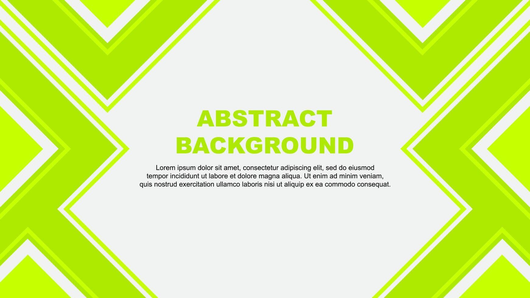 Abstract Background Design Template. Abstract Banner Wallpaper Illustration. Lime Green vector