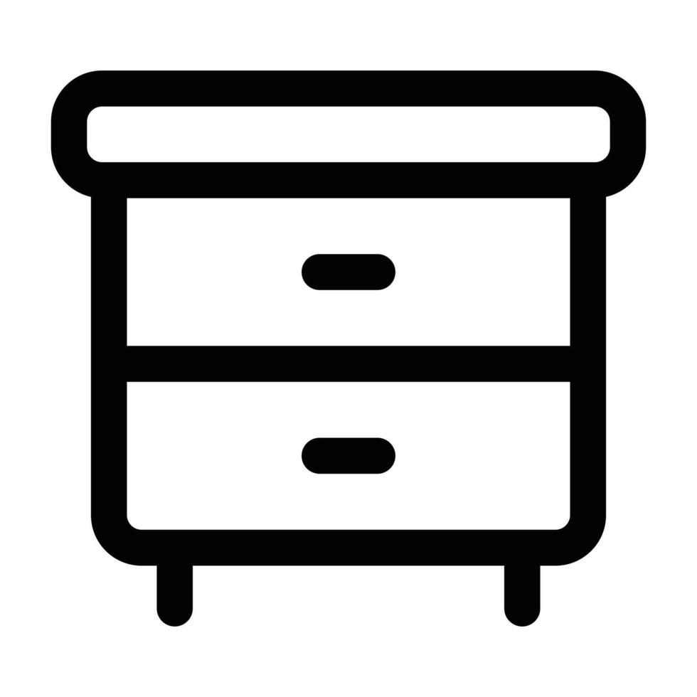 Simple Cabinet icon. The icon can be used for websites, print templates, presentation templates, illustrations, etc vector