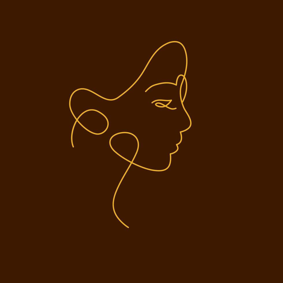 Beauty Women Face vector