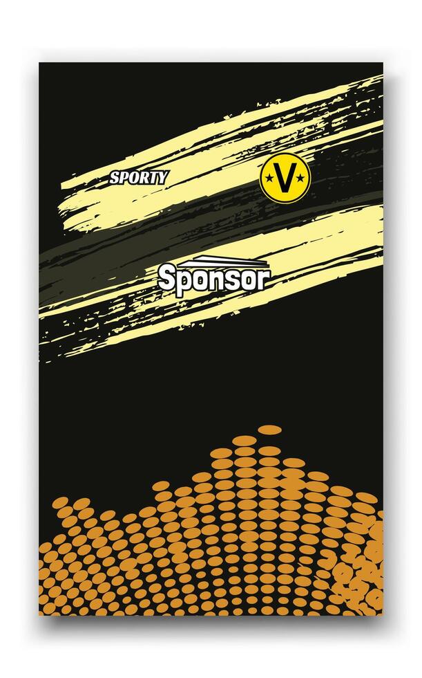 Sports and football design template, suitable for jersey design, background, poster. vector