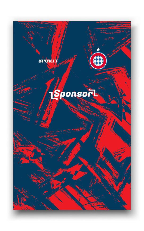 Sports and football design template, suitable for jersey design, background, poster. vector