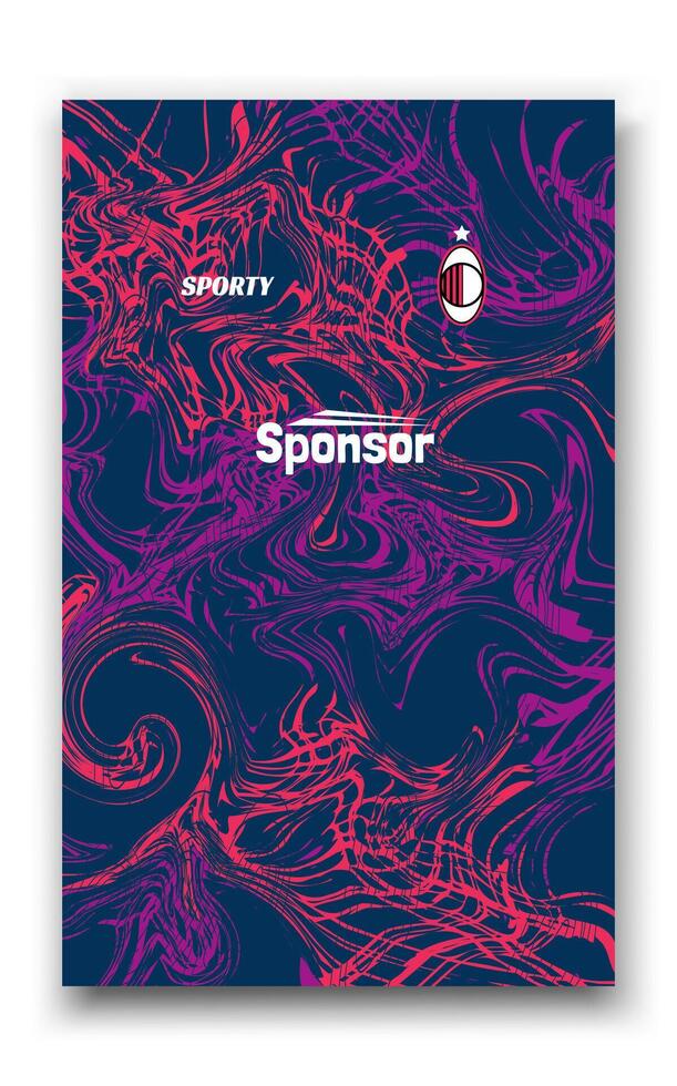Sports and football design template, suitable for jersey design, background, poster. vector
