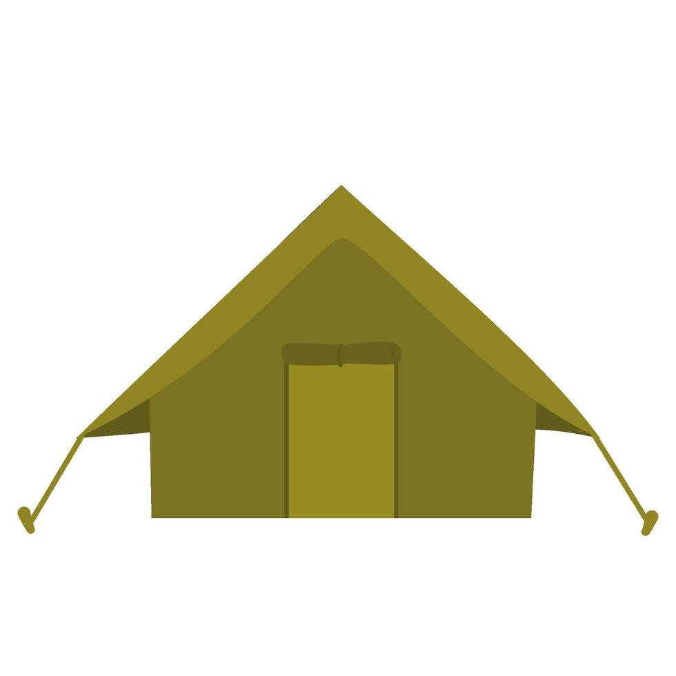 Scout camping tent vector