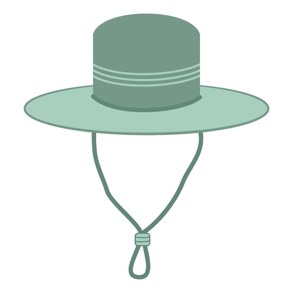 Scout camping hat vector