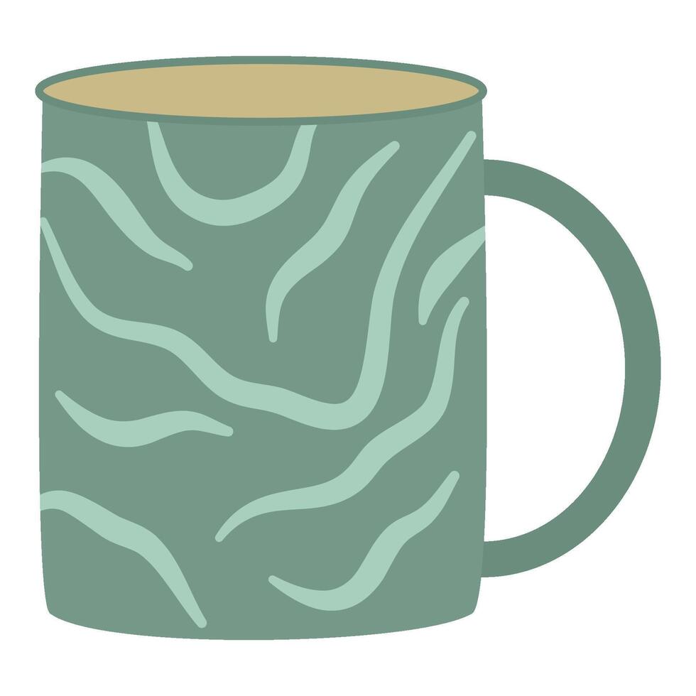 Scout camping mug vector